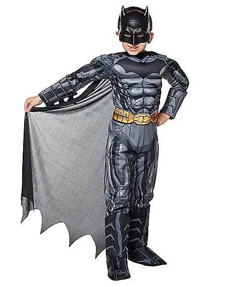 Spirit Halloween Kids Grey And Black 3D Batman Costume - DC Comics - Image 3