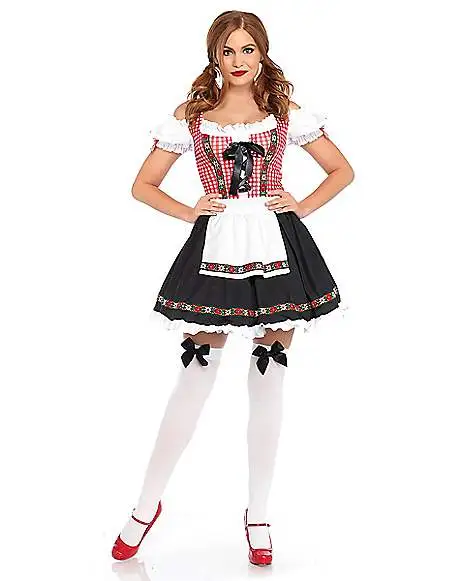 Spirit Halloween Oktoberfest Adult Beer Garden Babe Costume