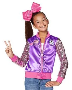Spirit Halloween Kids JoJo Siwa Bomber Jacket
