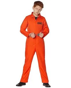Spirit Halloween Kids Escaped Convict Costume