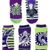 Spirit Halloween Beetlejuice Ankle Socks - 5 Pair