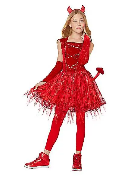Spirit Halloween Kids Fiery Devil Costume