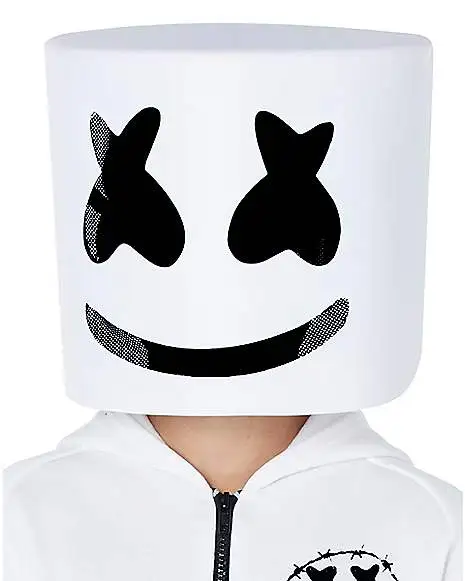 Spirit Halloween Kids Marshmello Logo Jumpsuit Costume - Image 3