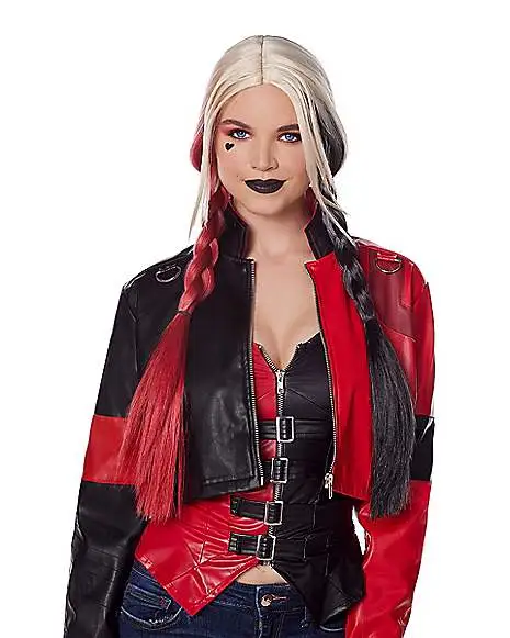 Spirit Halloween Adult Harley Quinn Moto Jacket β The Suicide Squad