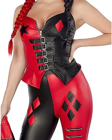 Spirit Halloween Harley Quinn Two-Piece Costume - The Suicide Squad - Image 2