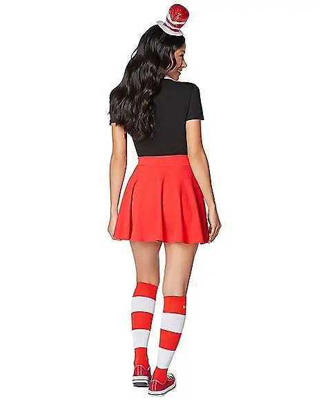 Spirit Halloween Adult Cat In The Hat Costume Kit - Dr. Seuss - Image 2