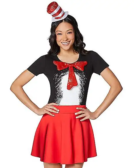 Spirit Halloween Adult Cat In The Hat Costume Kit - Dr. Seuss - Image 3