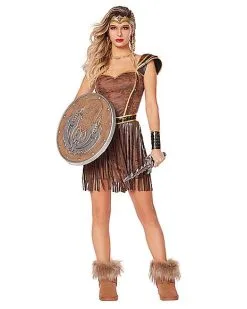 Spirit Halloween Adult Warrior Queen Costume
