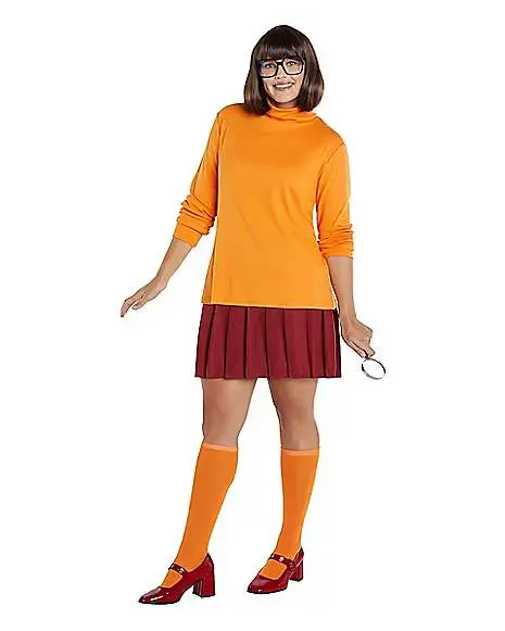 Spirit Halloween Adult Velma Costume - Scooby-Doo - Image 3
