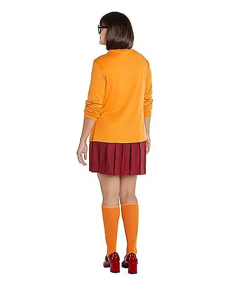 Spirit Halloween Adult Velma Costume - Scooby-Doo - Image 4