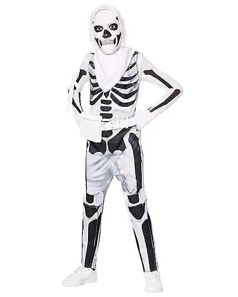 Spirit Halloween Youth Skull Trooper (Inverted) Costume – Fortnite