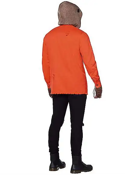 Spirit Halloween Sam Hooded Button-Up Shirt - Trick 'r Treat - Image 3