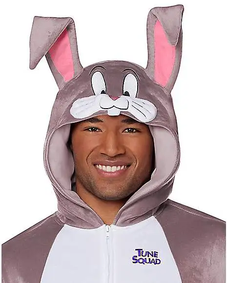 Spirit Halloween Adult Bugs Bunny Union Suit - Space Jam - Image 4