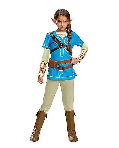 Spirit Halloween Kids Link Costume Deluxe - The Legend Of Zelda: Breath Of The Wild - Image 3