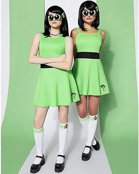 Spirit Halloween Kids Buttercup Dress Costume - The Powerpuff Girls - Image 3