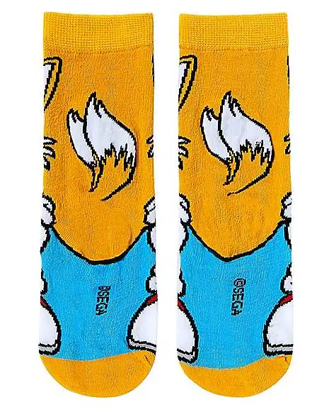 Spirit Halloween Tails Crew Socks - Sonic The Hedgehog - Image 2