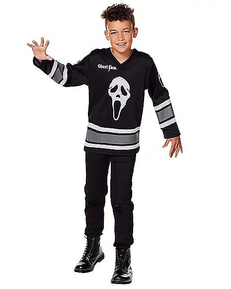 Spirit Halloween Kids Ghost Face Jersey
