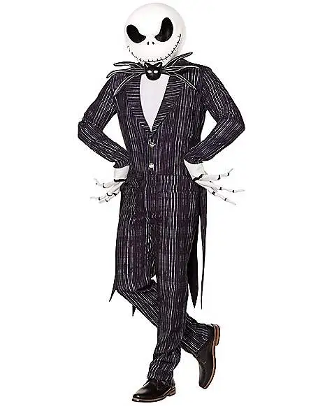 Spirit Halloween Adult Jack Skellington Costume Deluxe - The Nightmare Before Christmas