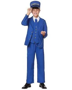Spirit Halloween Kids Train Conductor Costume